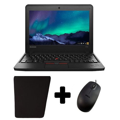 Lenovo Thinkpad Refurbished X131e,8GB RAM,500GB HDD Plus Bag, Mouse -Black