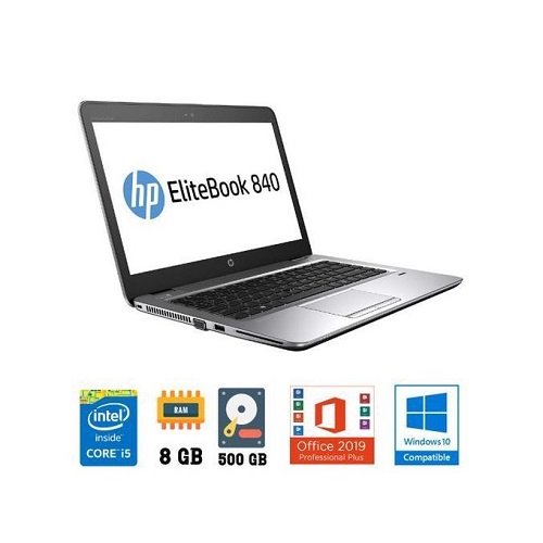 Hp Renewed Elitebook 840 G3 Core I5 8GB RAM, 500GB HDD - Silver