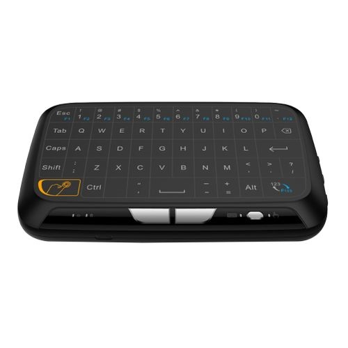 H18 2.4GHz Mini Wireless Touch Keyboard Air Mouse For-Black