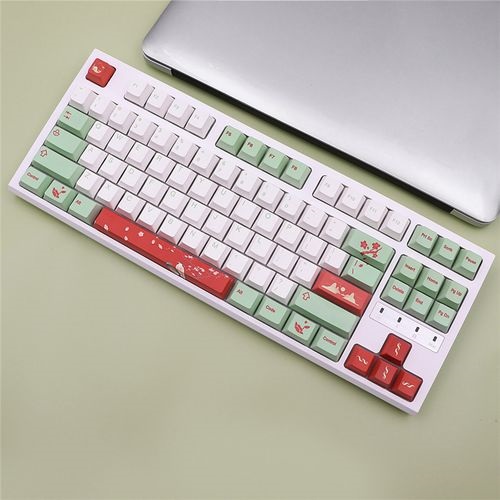 PBT Keycaps 136 Keys Custom Keycap Universal Cherry Profile Keycap Compatiability for 100% 75% 65% 60% Keyboard