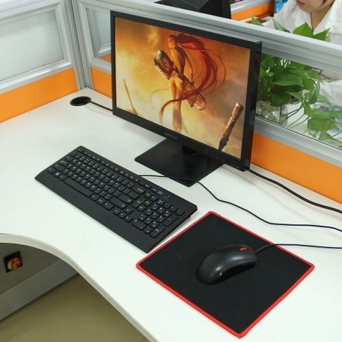 Waterproof Slim Anti-Slip Soft Rubber Smooth Cloth Surface Game Keyboard Mouse Pad Mat, Size: 270 x 220 x 3 mm