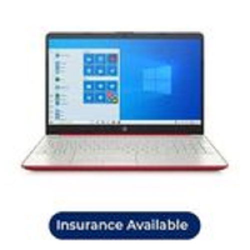 Hp 15.6" HD Intel Pentium Gold, 500 GB, 4GB RAM, Win10 -Scarlet Red