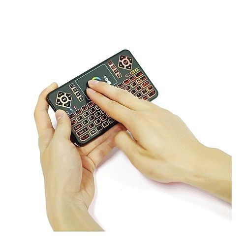 Q9 Bluetooth Wireless 3 Colors Backlit Touchpad Air Mouse Mini Keyboard For Android TV Box Phone