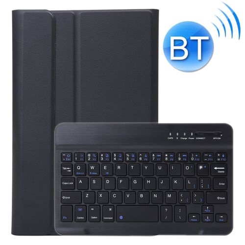 A220 Splittable Bluetooth Keyboard Leather Case for Samsung Galaxy Tab A7 Lite 8.7 T220 / T225(Black)