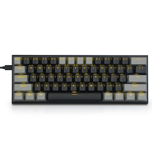 E-YOOSO Z-11 60% Mechanical Keyboard USB Wired LED Backlit Axis Gaming Mechanical Keyboard 61 Key Optical Switches