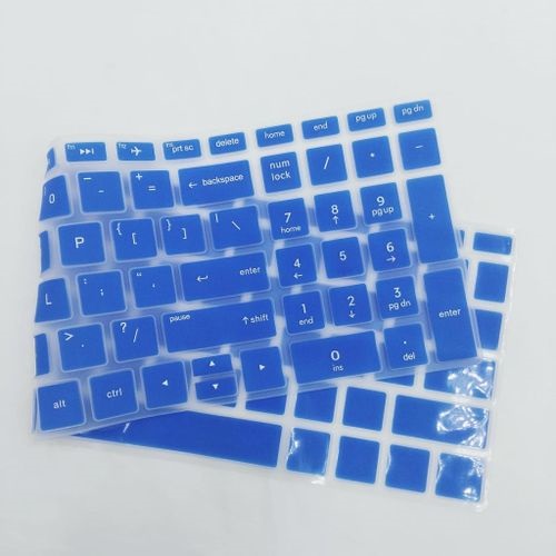 1Pcs Rubber Keyboard Skin Cover for 15.6''BF Notebooks Blue Blue