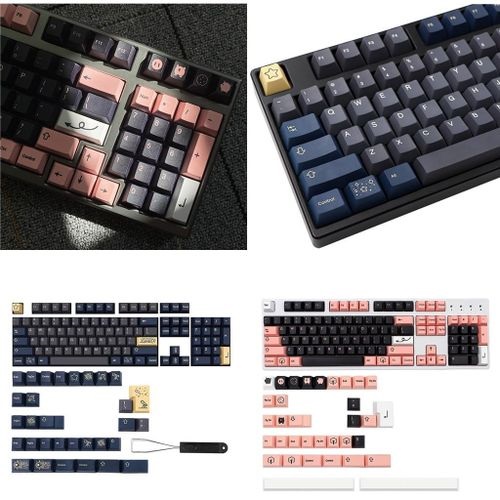 2 Kit PBT Key Caps Only Keycaps for Mechanical Keyboard