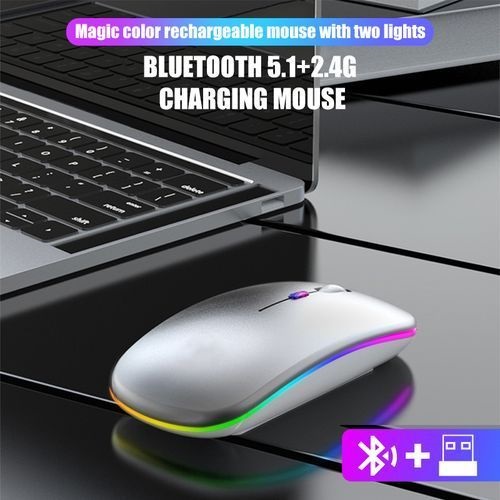 2.4G Bluetooth Dual-mode Wireless Mouse Charging Mute