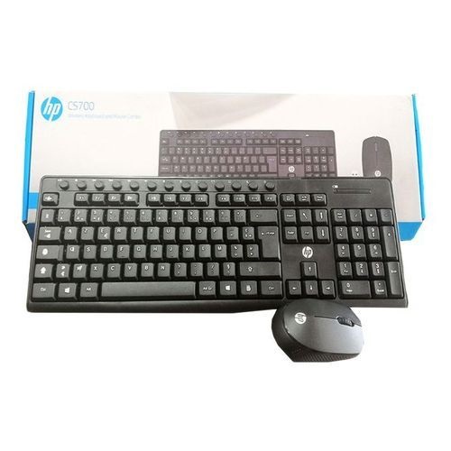 Hp Cs700 Wireless Keyboard & Mouse Bundle - Black