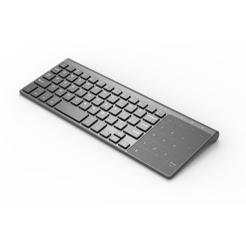 Jelly Comb 2.4G Wireless Keyboard with Number Touchpad Mouse Thin Numeric Keypad for Android Windows Desktop Laptop PC TV Box