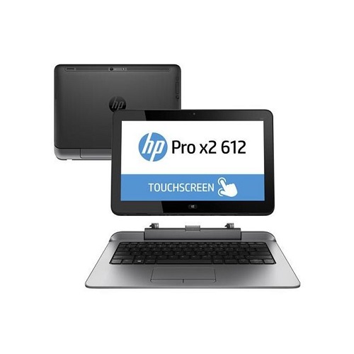 Hp Refurbished X2 612 Detachable TouchScreen Core i3,4GB RAM,256GB SSD,12.5"- Black