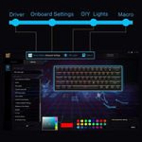 Skyloong Mini Portable 60% Mechanical Keyboard Wireless Bluetooth Gateron Mx RGB Backlight Gaming Keyboard GK61 SK61 For Desktop