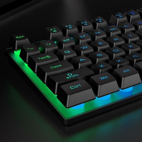 87 Keys K16 Keyboard Wired Waterproof Backlit RGB