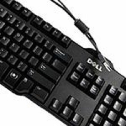 DELL 104 -USB Wired Keyboard' - Black.