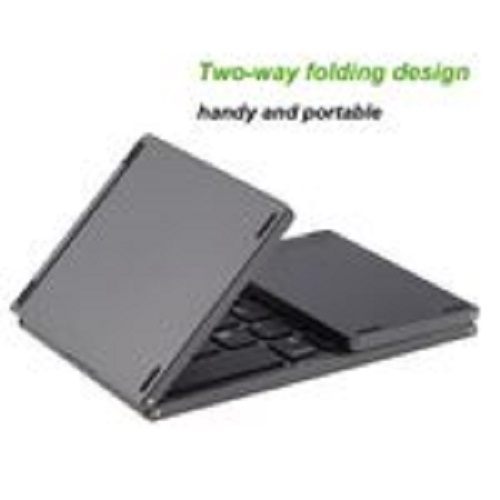 Mini Foldable BT Wireless Keyboard With Touchpad