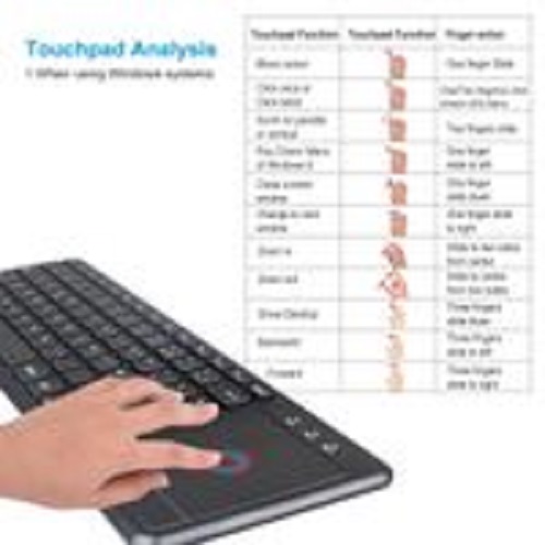 L200 2.4G Wireless French Keyboard With Touchpad, Support PC / TV