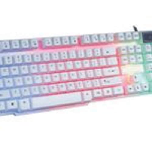 GX50 Keyboard 3 Color/Rainbow LED Backlit USB Wired PC